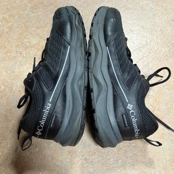Columbia Mens Plateau Hiking Shoes \Black & Grey Waterproof Outdoor Sneakers 12 - Picture 6 of 14